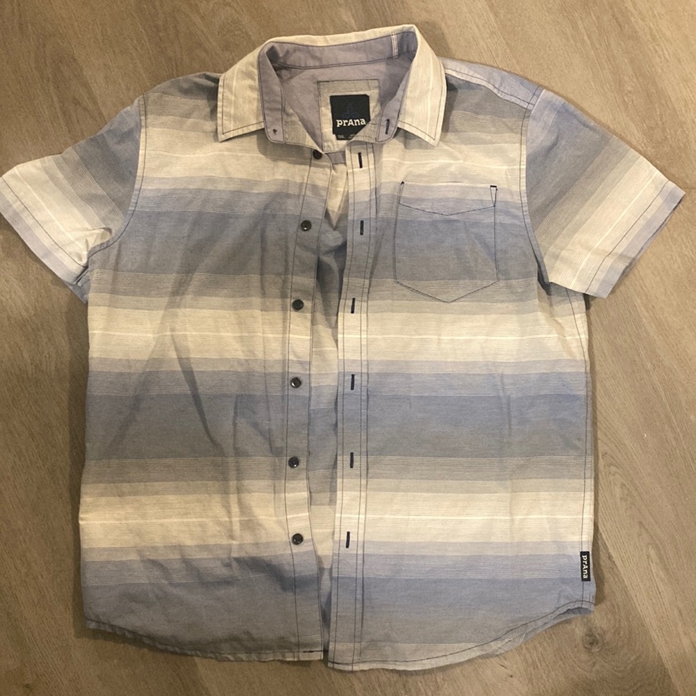 Prana Mens Short-sleeve button down Size - S